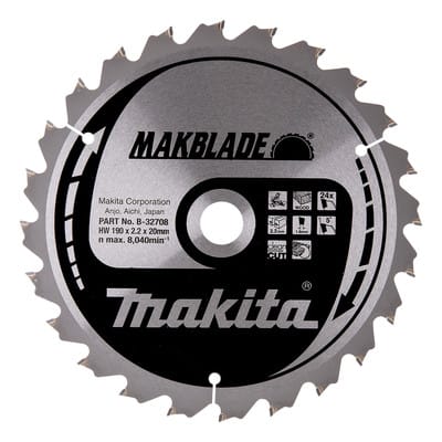 Makita MAKBLADE Sägeblatt 190x20x24Z (B-32708)