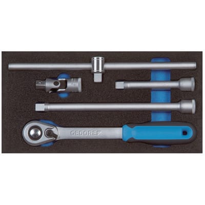 Gedore 1500 CT1-1993 U-20 Zubehör für Steckschlüsseleinsätze 1/2" in Check-Tool-Modul