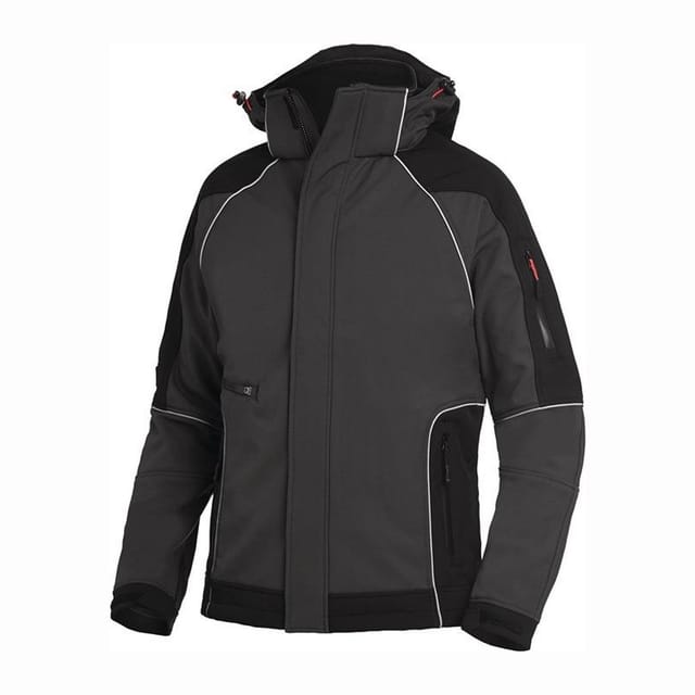 FHB Softshell-Jacke Walter Gr.M anthrazit-schwarz 96%PES/4%Elasthan 380 g/qm