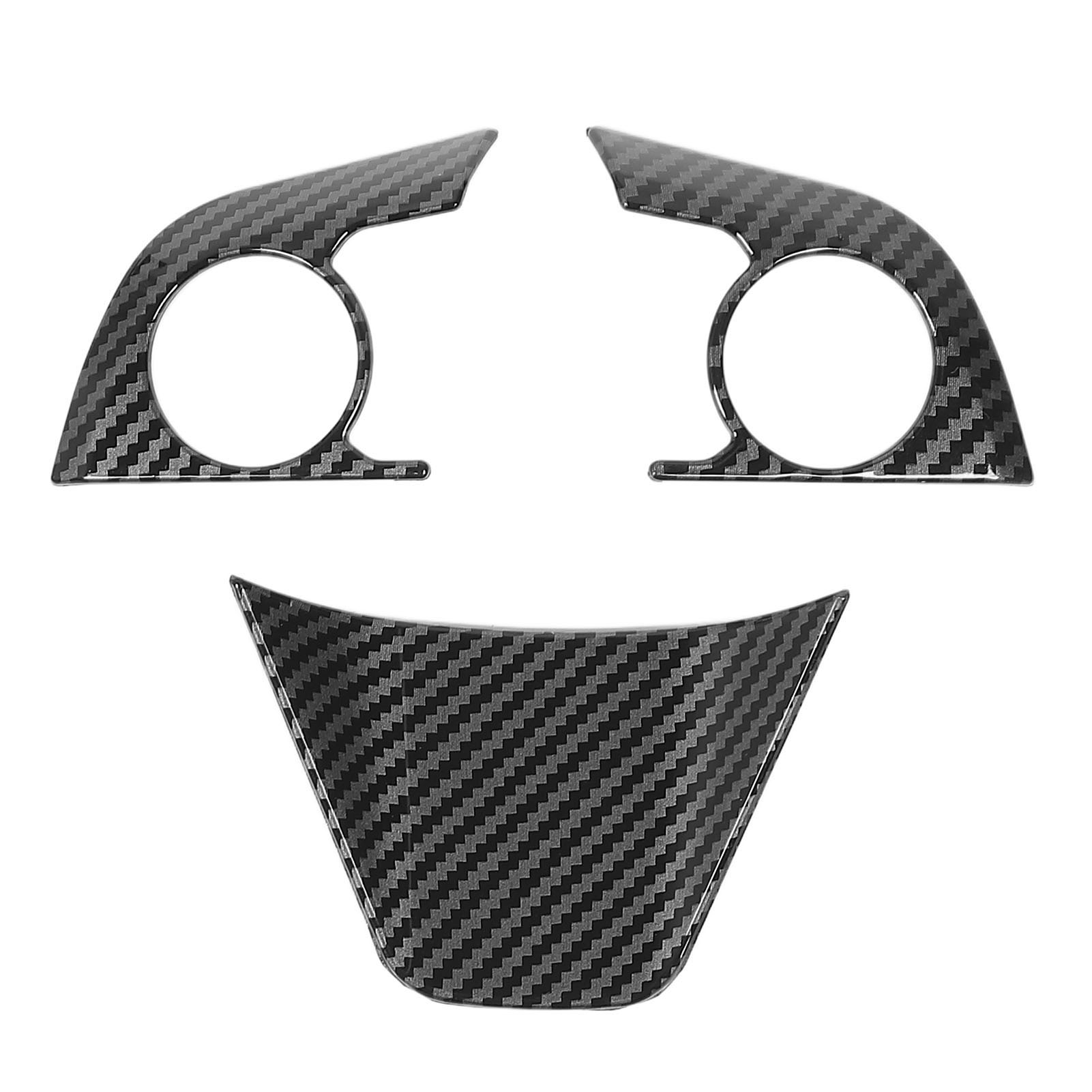 Dekorative Aufkleber In Carbonfaser-optik, Lenkradverkleidung, 3-teilig, Für Camry Xv70 2018-2024