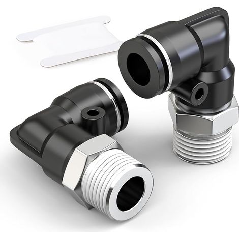 Mm Außendurchmesser Außengewinde Winkelrohr X 3/8 Zoll Bsp Steckverbinder Pl6-03 (2er-pack)