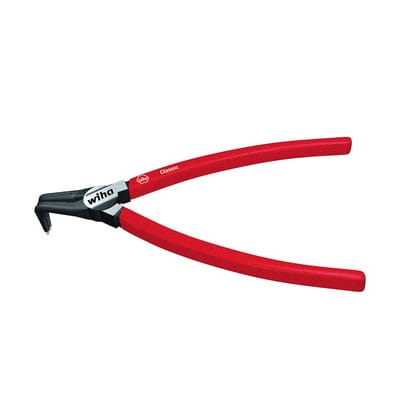 Wiha Sicherungsringzange Classic mit MagicTips® für Aussenringe (Wellen) mit abgewinkelter Form A 01, 140 mm