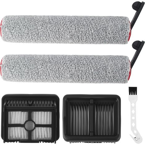 Filter- Und Bürstenset Für Dreame H12 Pro / H12 Pro Plus Staubsauger, 2 Hepa-filter + 2 Walzenbürsten + 1 Reinigungsbürste