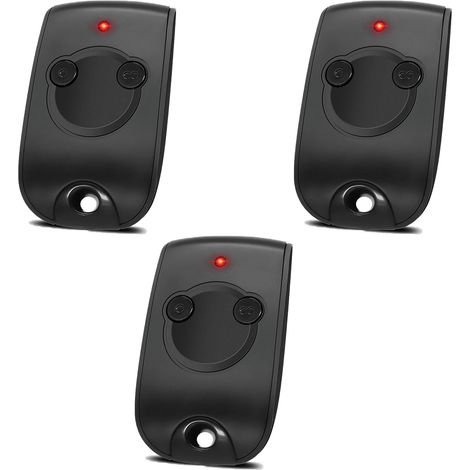 Set Mit 3 Keytis Rts 2-kanal-ersatzfernbedienungen, Kompatibel Mit Rts-tor- Und Garagentorantrieben