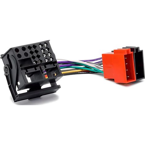 Iso-nachrüst-kabelbaum + Antennenadapter Für Autoradios, Kompatibel Mit Original-radios Von Citroën Und Peugeot