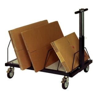 Rocholz Untertischmagazin SYSTEM 2000 fahrbar mit Teleskopschiebebügel 1015x600x690 mm