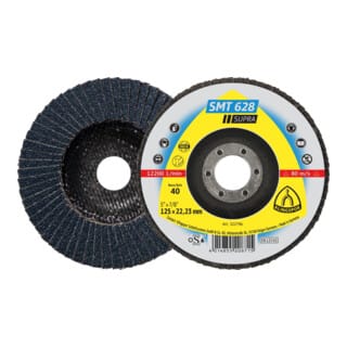 Klingspor SMT 628 Schleifmopteller, 115 x 22,23 mm Korn 80 gerade