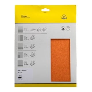 Klingspor PL 31 B Bogen, 230 x 280 mm Korn 80, SB-verpackt im Reiter