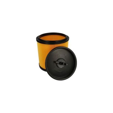 – Plissierter Filter Für Dexter Vod 1530 Swc 30l Staubsauger – Trockensaugen – Schnellwechselsystem – Kompatibel Mit Vq 1420 Sfd 20l – Schwarz/gelb