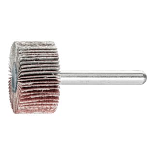 PFERD TOOLS Korund Fächerschleifer F Ø 30x15 mm Schaft-Ø 6 mm A150 für Feinschliff und Finish