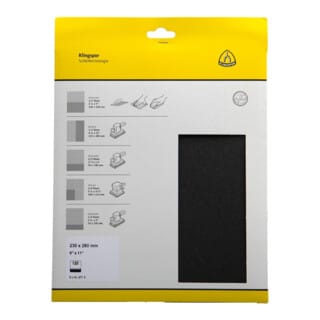Klingspor KL 371 X Bogen, 230 x 280 mm Korn 40, SB-verpackt im Reiter
