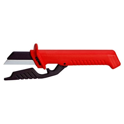 Knipex-Werk Kabelmesser mit Wechselkl. 185mm 98 56 SB