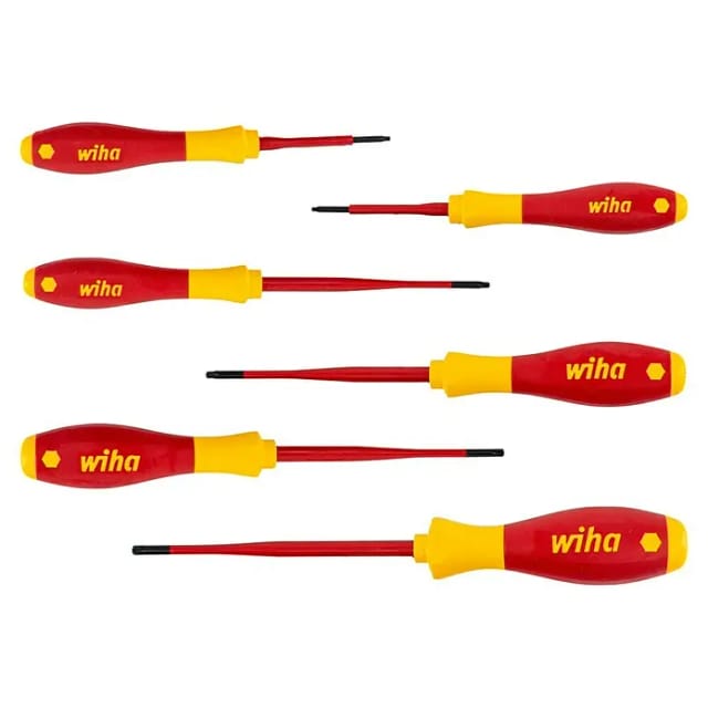 Wiha 6-rund Schraubendreher SoftFinish electric 3251SF K6 SATZ 6tlg