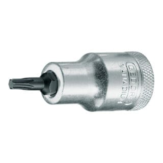 Gedore Schraubendrehereinsatz Bit Innen-TX, kurz, T20, SW 3,86 mm, 1/2" 12,5 mm, Schraubenziehereinsatz, Werkzeug, ITX 19 T20