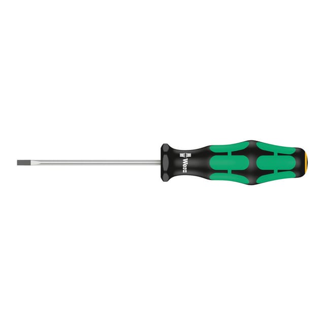 Wera 335 Schlitz-Schraubendreher - Elektrikerklinge, 0,5 x 3 x 80 mm