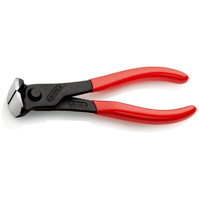 Knipex - 68 01 160 Vornschneider mit Kunststoff überzogen schwarz atramentiert 160 mm