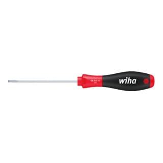 Wiha Schraubendreher SoftFinish Schlitz mit Rundklinge für tiefliegende Schrauben 3,0 mm x 80 mm
