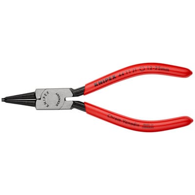 KNIPEX 44 11 J1 Sicherungsringzange für Innenringe in Bohrungen mit Kunststoff überzogen schwarz atramentiert 140 mm