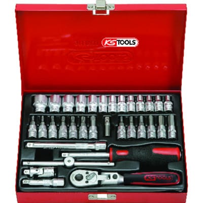 KS Tools 1/4" Steckschlüssel-Satz, 33-teilig