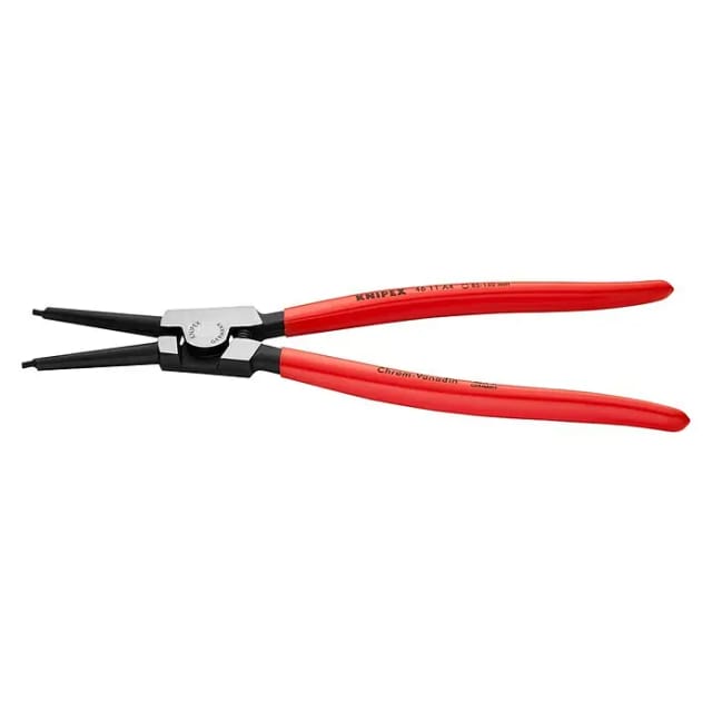 KNIPEX 46 11 A4 Sicherungsringzange für Außenringe auf Wellen mit Kunststoff überzogen schwarz atramentiert 320 mm