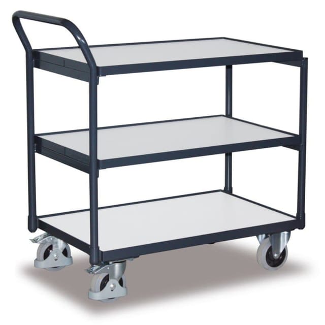 VARIOfit ESD Tischwagen mit 3 Ladeflächen 835 x 490 mm