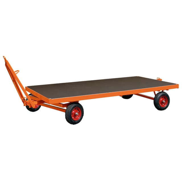 VARIOfit Industrieanhänger mit 1-Achs-Drehschemellenkung 2.500 x 1.250 mm Luftbereifung Traglast 2.000 kg