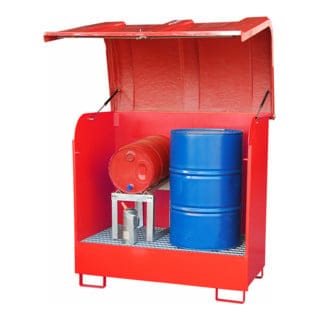 Bauer Südlohn Gefahrstoff-Depot GD-B, lackiert, Feuerrot