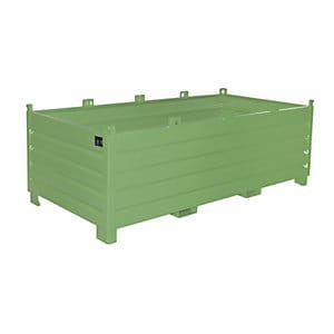 Bauer Südlohn Sammelbehälter-System SBS 2000, lackiert, Resedagrün
