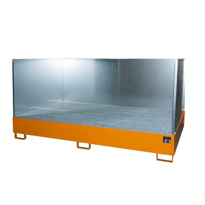 Bauer Südlohn Auffangwanne AW 1000-10F, lackiert, Gelborange