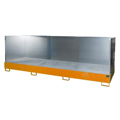 Bauer Südlohn Auffangwanne AW 1000-3, lackiert, Gelborange