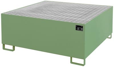 Bauer Südlohn Auffangwanne AW 1000, lackiert, Resedagrün