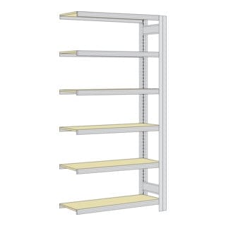 Regalwerk BERT Archivregal Anbaufeld HxBxT 2075x875x600mm