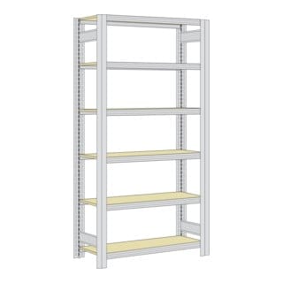 Regalwerk BERT Archivregal Grundfeld HxBxT 2075x875x600mm