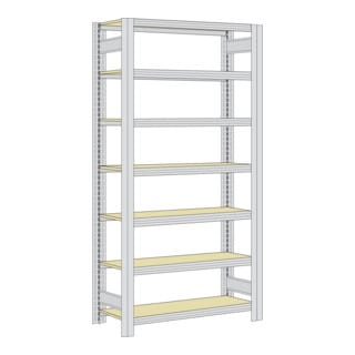 Regalwerk BERT Archivregal Grundfeld HxBxT 2500x875x600mm
