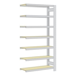 Regalwerk BERT Archivregal Anbaufeld HxBxT 2500x875x600mm