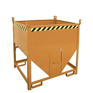 Bauer Südlohn Silobehälter SGS 75, lackiert, Gelborange