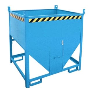 Bauer Südlohn Silobehälter SGS 75, lackiert, Lichtblau