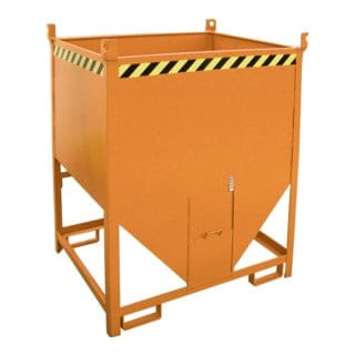 Bauer Südlohn Silobehälter SGS 100, lackiert, Gelborange