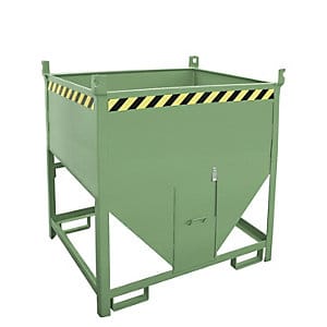 Bauer Südlohn Silobehälter SGS 75, lackiert, Resedagrün