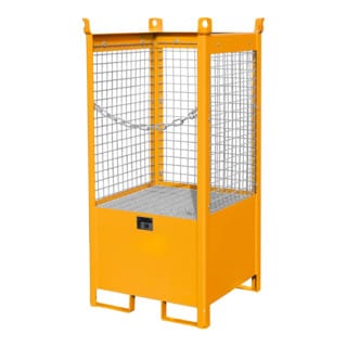Bauer Südlohn Fass-Stapelpalette FSP-1 D, lackiert, Gelborange