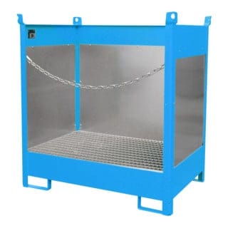 Bauer Südlohn Fass-Stapelpalette FSP-2 G, lackiert, Lichtblau
