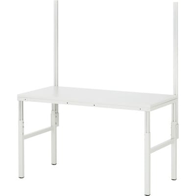 Rau Aufbausatz mit System-Stuetzen Serie E, fuer alle Basis-Arbeitstische