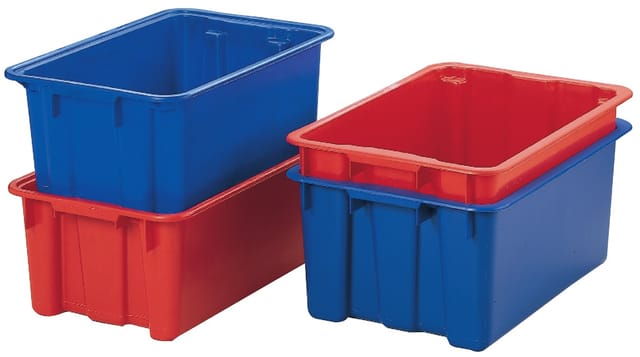 Drehstapelbehälter pp blau L600xB400xH350mm la-ka-pe
