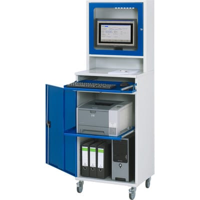 Rau Computer-Schrank - Modell 65 BxTxH 650x520x1860mm