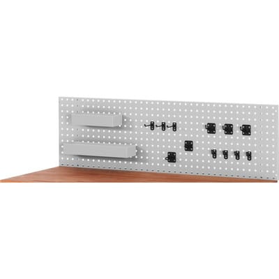Rau Lochplatte für Werkbankmontage mit Hakenset BxTxH 1000x15x450mm