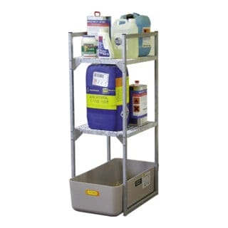CEMO Fassregal Typ 120 + GFK-Auffangwanne