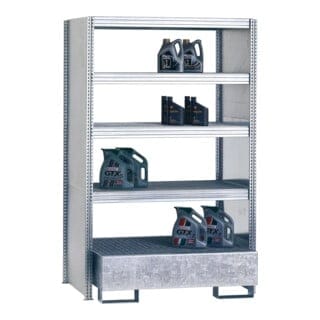 Regalwerk BERT Umweltregal Grundfeld mm HxBxT 2000x1285x600mm