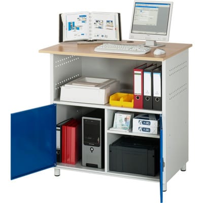 Rau Computer-Tisch ohne Monitorengehäuse stationär BxTxH 1100x800x1100mm