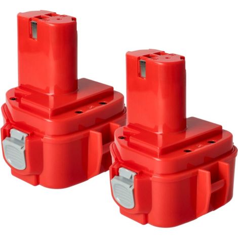Ersatzakkus Für Makita Pa12 – 1500 Mah Nimh 12 V – Lange Laufzeit Für Elektrowerkzeuge – Kompatibel Mit Bohrmaschinen Und Sägen – 2 Stück