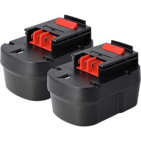 2x Ersatzakkus Für Black & Decker A12, A12-xj, A12ex, A1712, Bd1204l, Bpt1047 Für Elektrowerkzeuge (1500mah Nimh 12v)